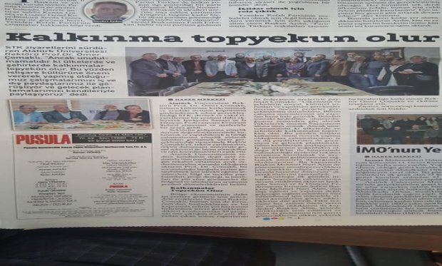 BAŞKAN ALİM, ATATÜRK ÜNİVERSİTESİ REKTÖRÜ ÇOMAKLI İLE KAHVALTIDA BİR ARAYA GELDİLER