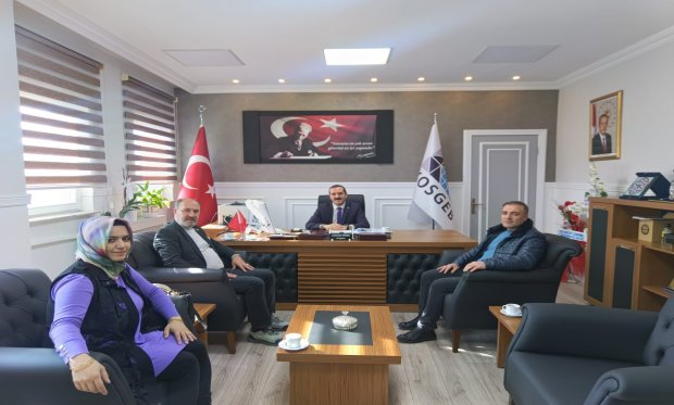 Başkan ALİM ve Dernek Başkanları KOSGEB' Ziyaret ettiler